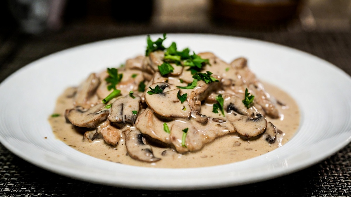 Бефстроганов из свинины