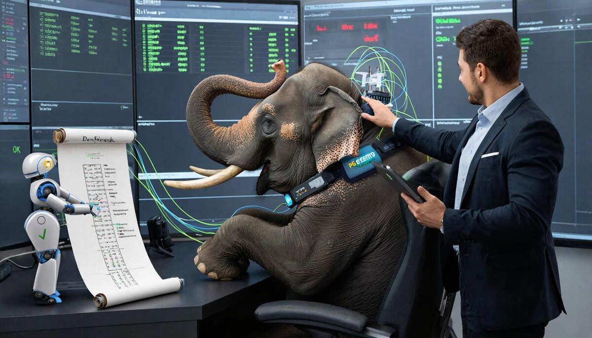 Ваш слон под надежной защитой: PG_EXPECTO + DeepSeek.