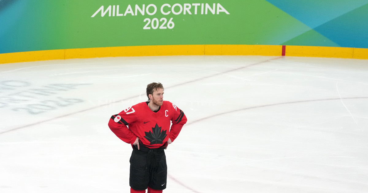 Коннор Макдэвид после поражения в финале