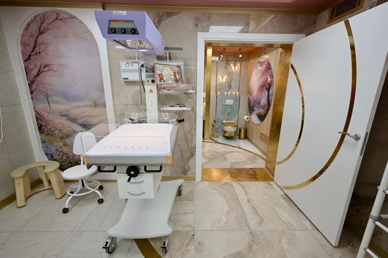    Департамент информационной политики региона. Новый родильный зал в Первоуральске