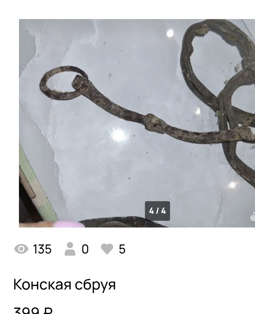 Удила ржавые сохранились.