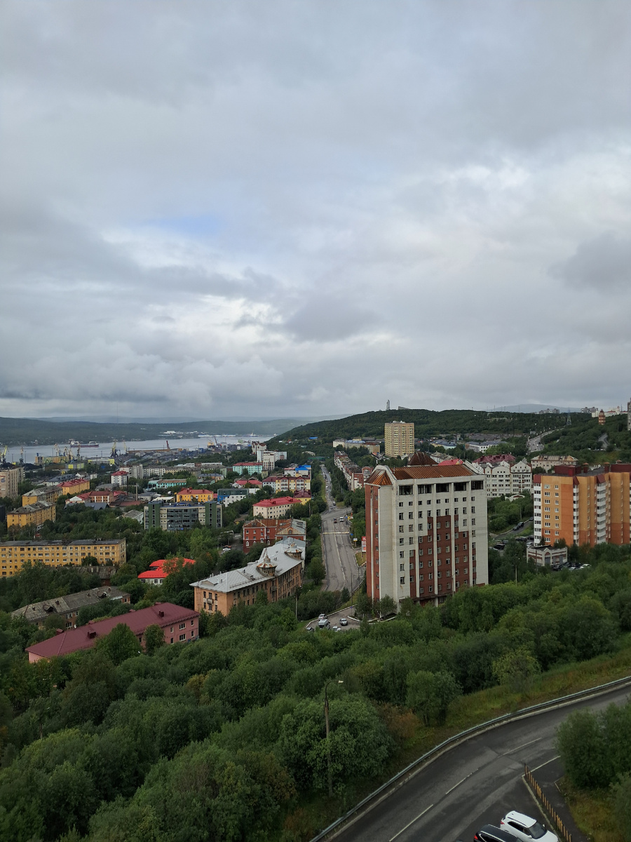 Вид на сопку Зеленый мыс.