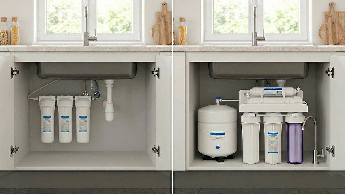 Проточный фильтр или обратный осмос: что выбрать и почему