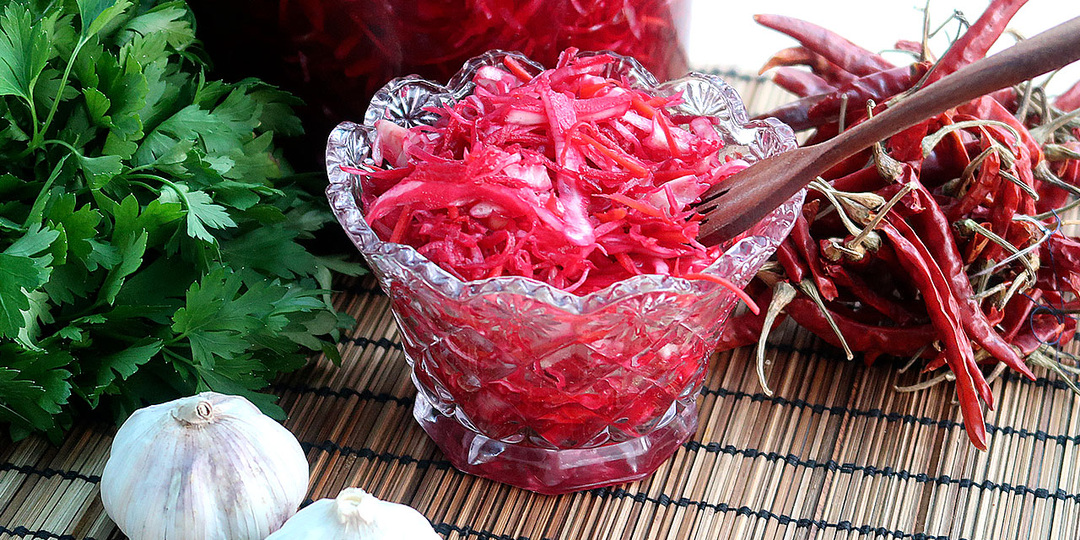 Салат из капусты Кремлевская хряпа Вкусная хрустящая закуска