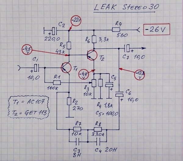 Фонокорректор LEAK stereo 30