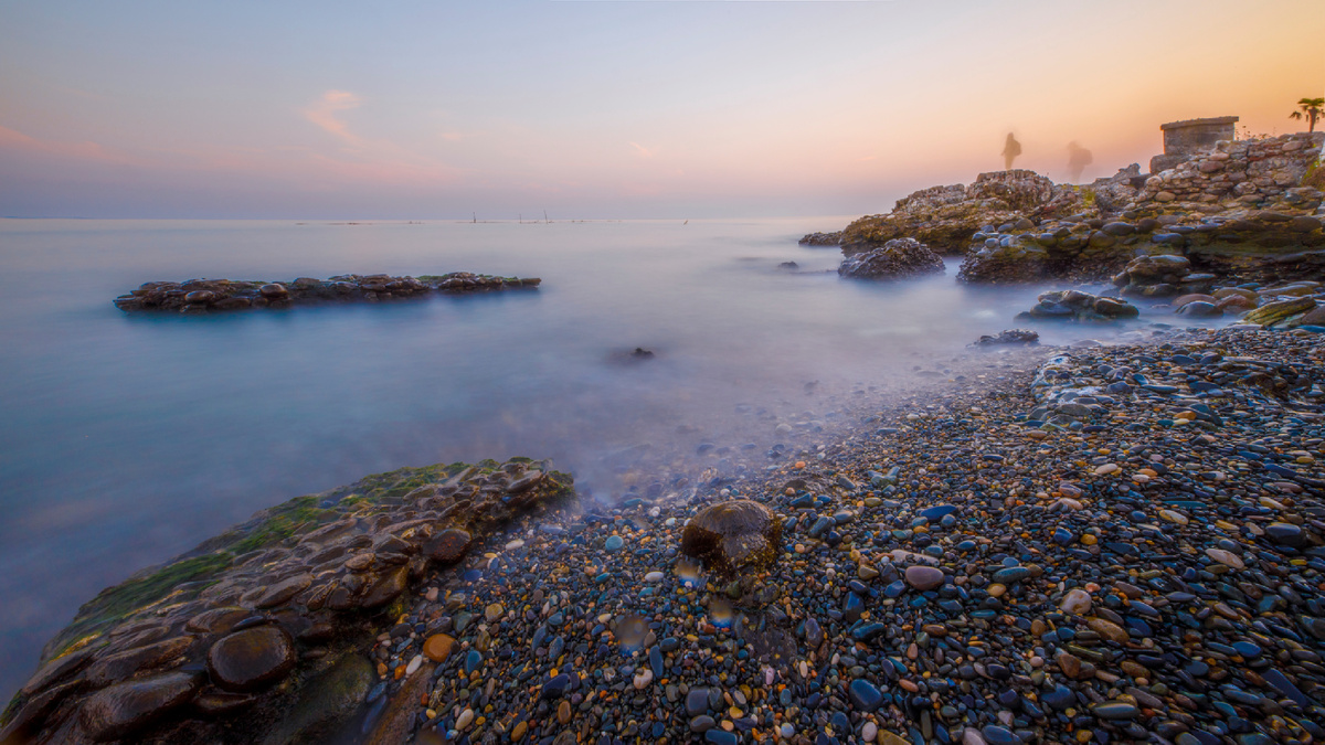 Моя фотография, закат на море.