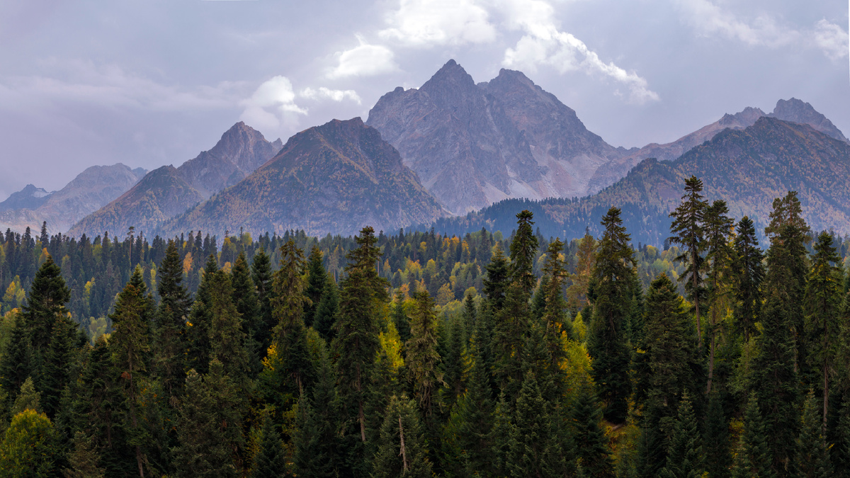 Моя фотография. Горы в Архызе
