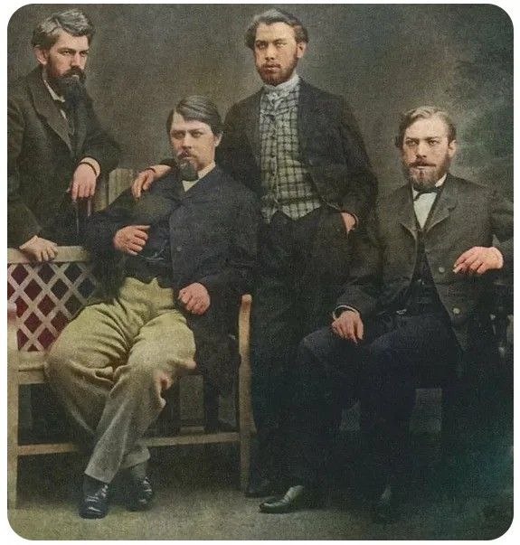 Иван, Егор, Михаил, Василий Хлудовы 1860-е годы. Фотография из открытых источников Яндекса