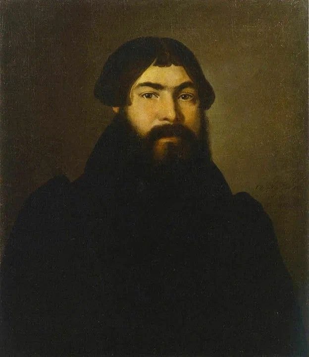 Основатель династии купец Иван Иванович Хлудов. 1832 год. Художник Иван Мыльников. Фотография из открытых источников Яндекса