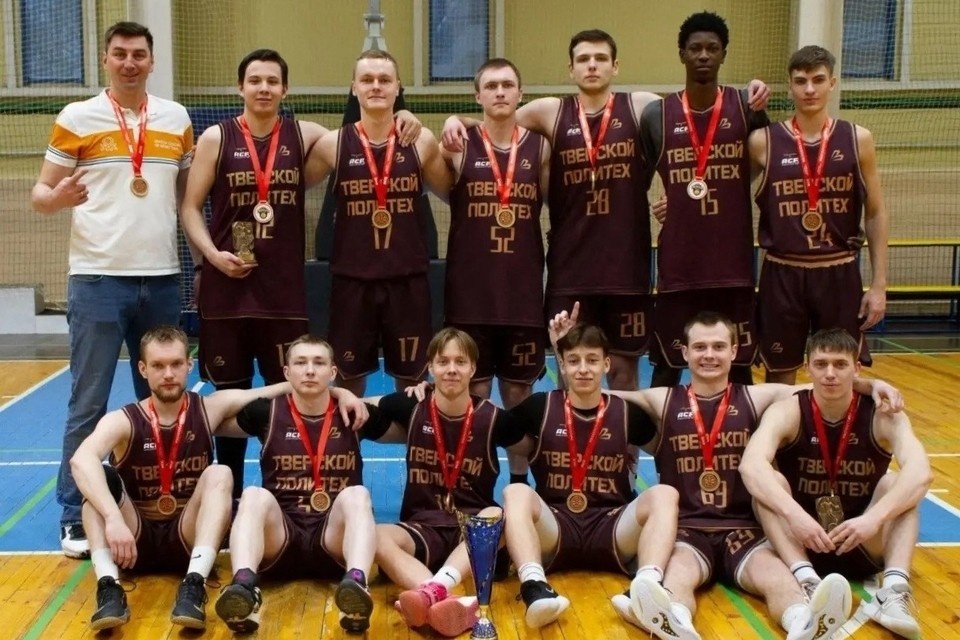   Сборная «Политех» выиграла финал регионального чемпионата со счетом 80:76. Фото: ТвГТУ.
