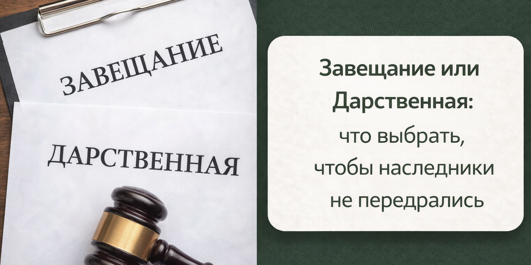 Завещание или Дарственная: что выбрать, чтобы наследники не передрались за квартиру