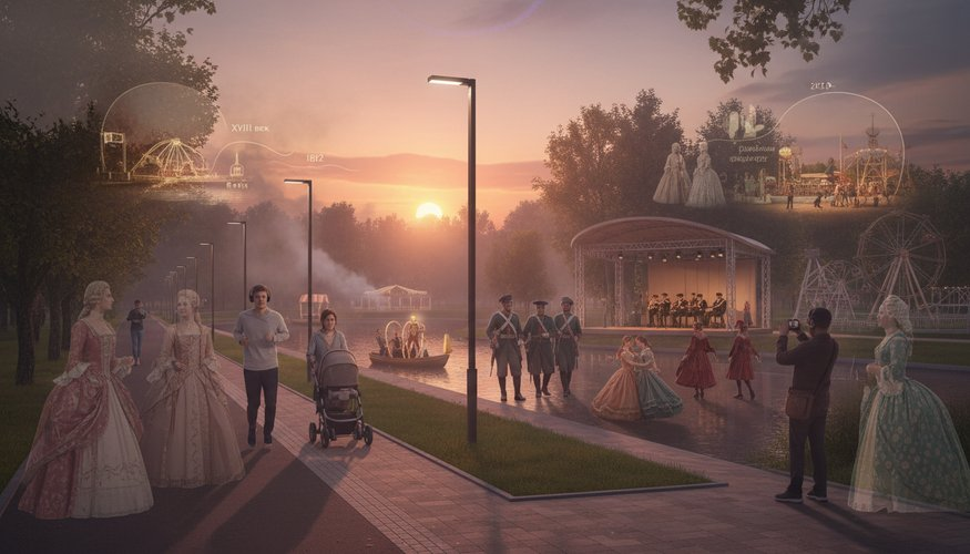 Парк, где оживает история...