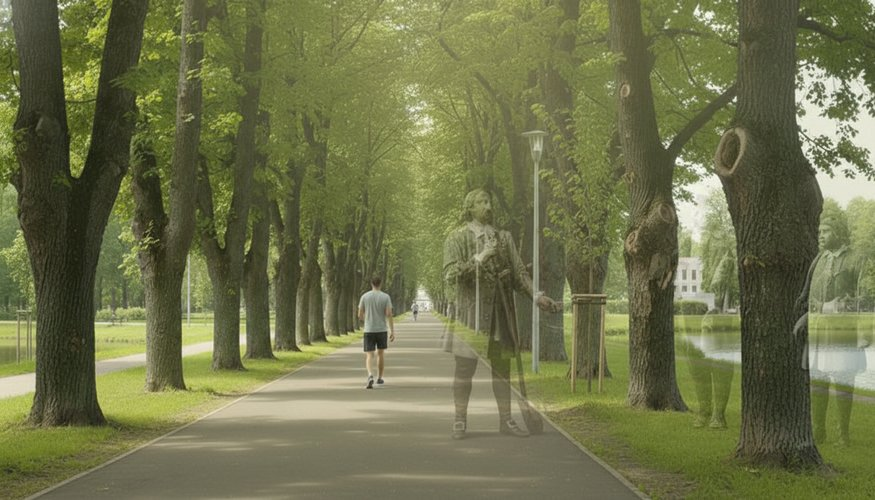 Аллея, где Пётр сажал липы...