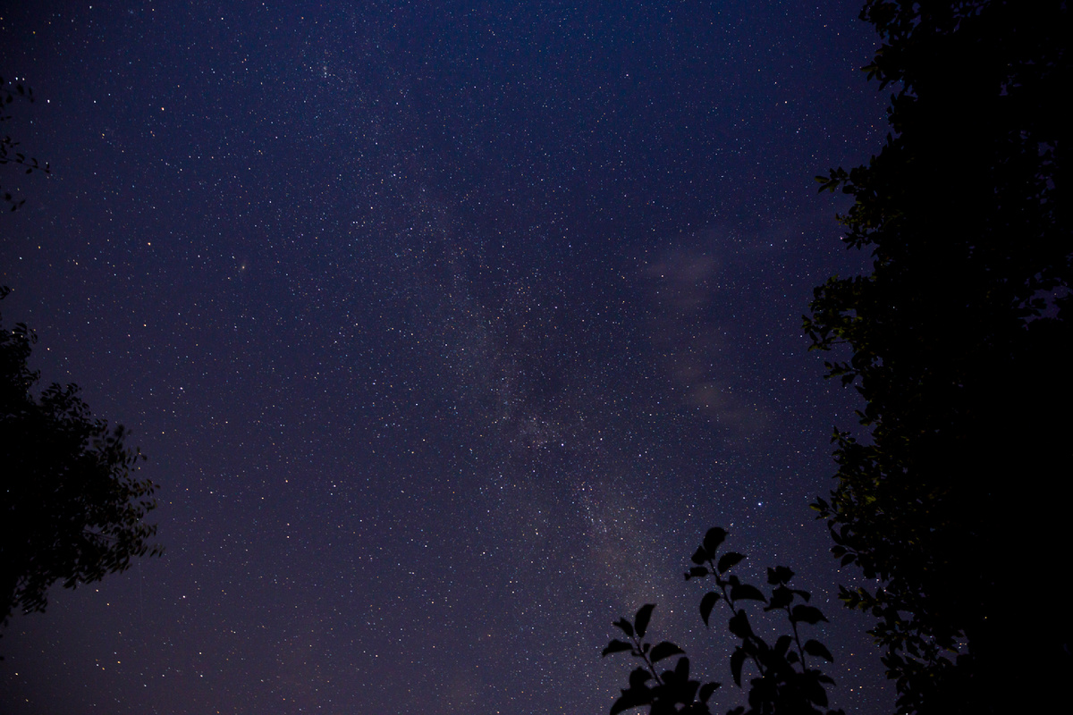 Моя фотография, звездное небо.