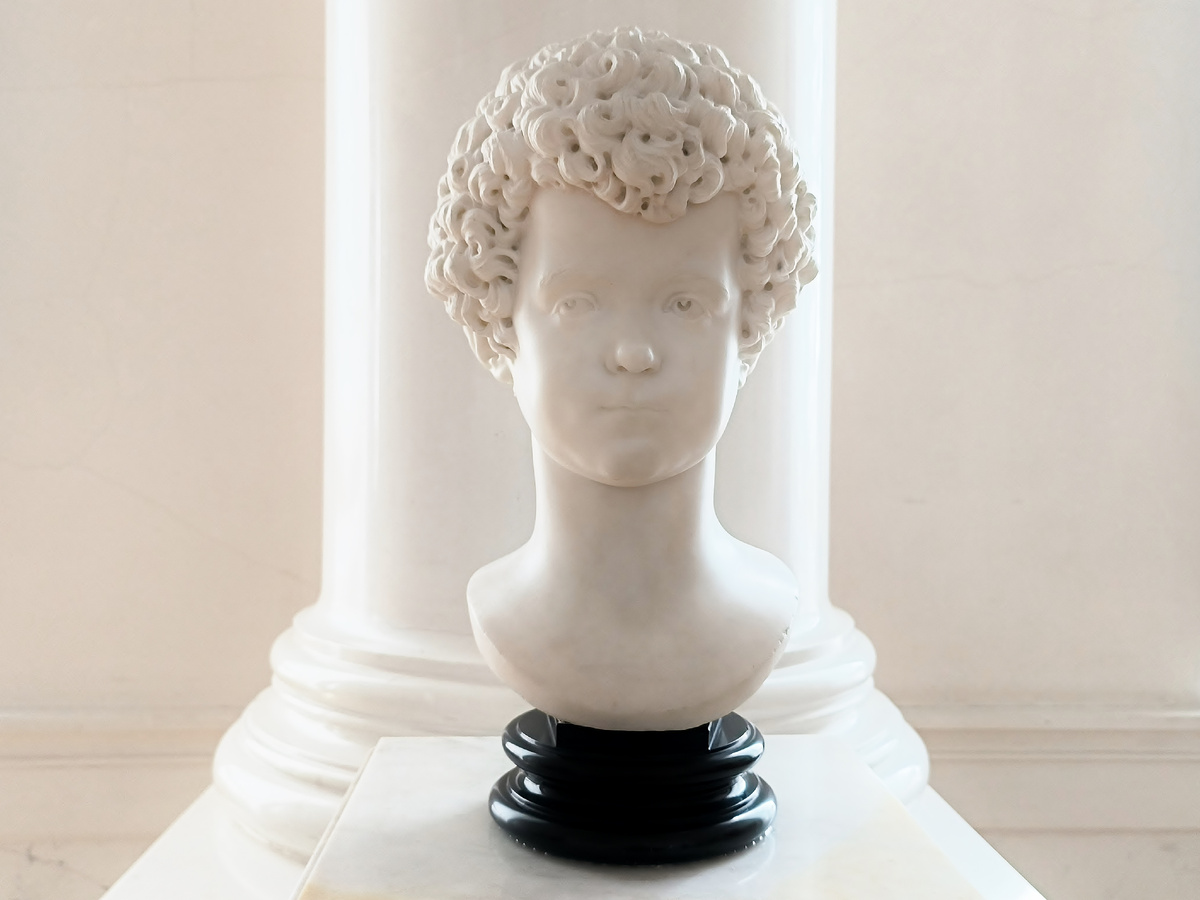 Жак Франсуа Жозеф (1717-1776) Портрет мальчика, вторая пловина  XVIII века. Фото автора.