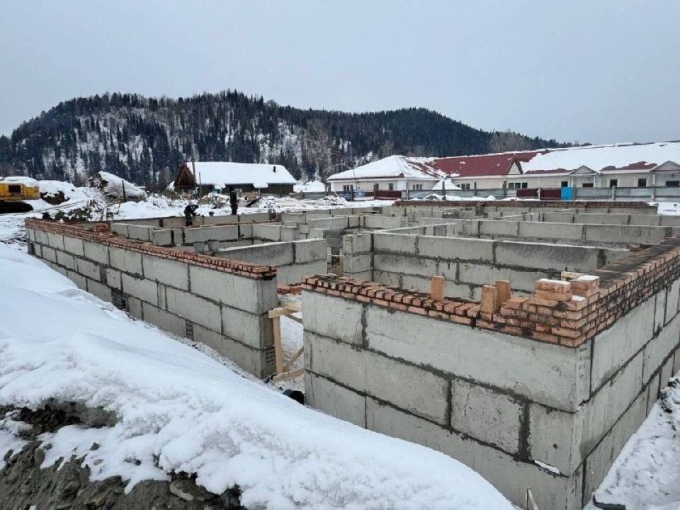    Строительство детского сада в селе Каракокша. Источник: Прокуратура Республики Алтай