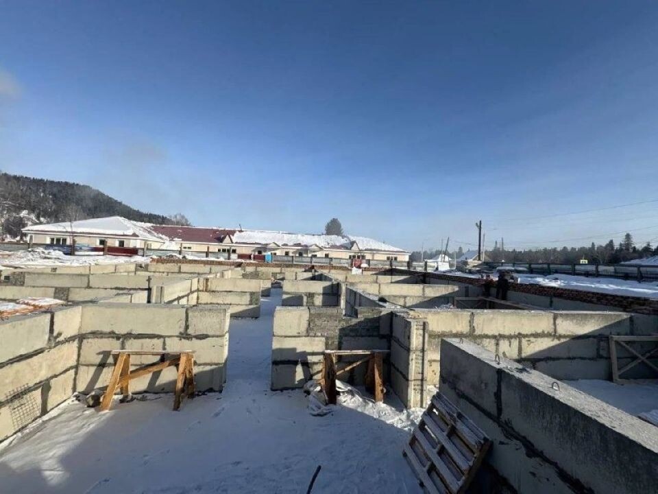    Строительство детского сада в селе Каракокша. Источник: Прокуратура Республики Алтай