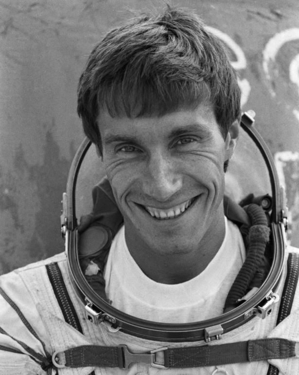 Советский космонавт Сергей Константинович Крикалев 1 августа 1988 года. Фото: Пушкарев Альберт/Фотохроника ТАСС.