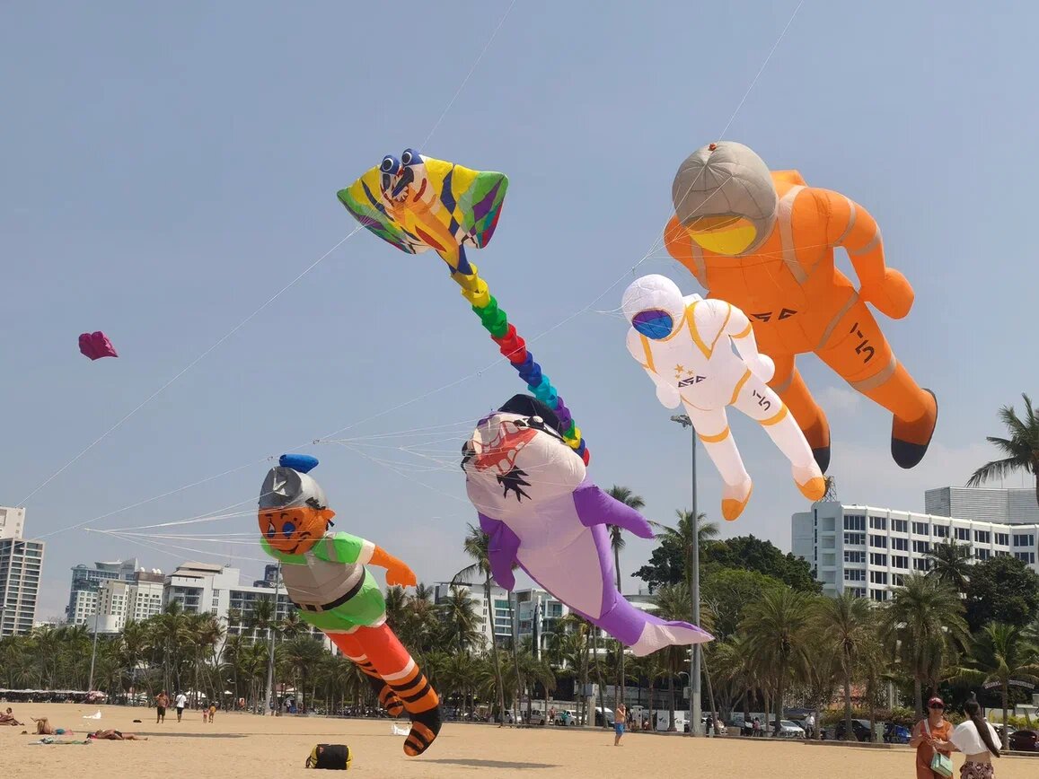 Фото автора. Pattaya International Kite on the Beach 2026