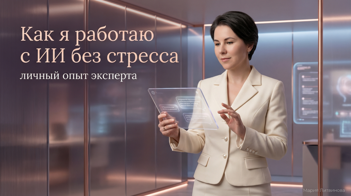    ИИ как умный напарник: практичный подход к работе | Автор: Мария Литвинова Мария Литвинова