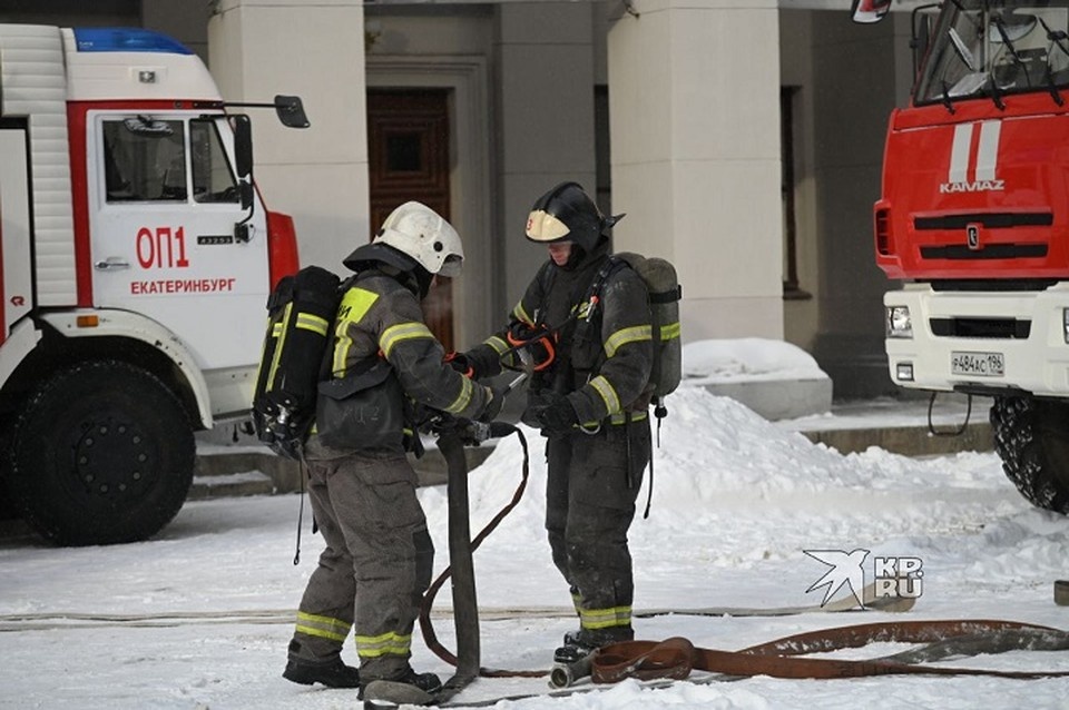    Пожарные отрабатывали практические навыки Ольга ЮШКОВА