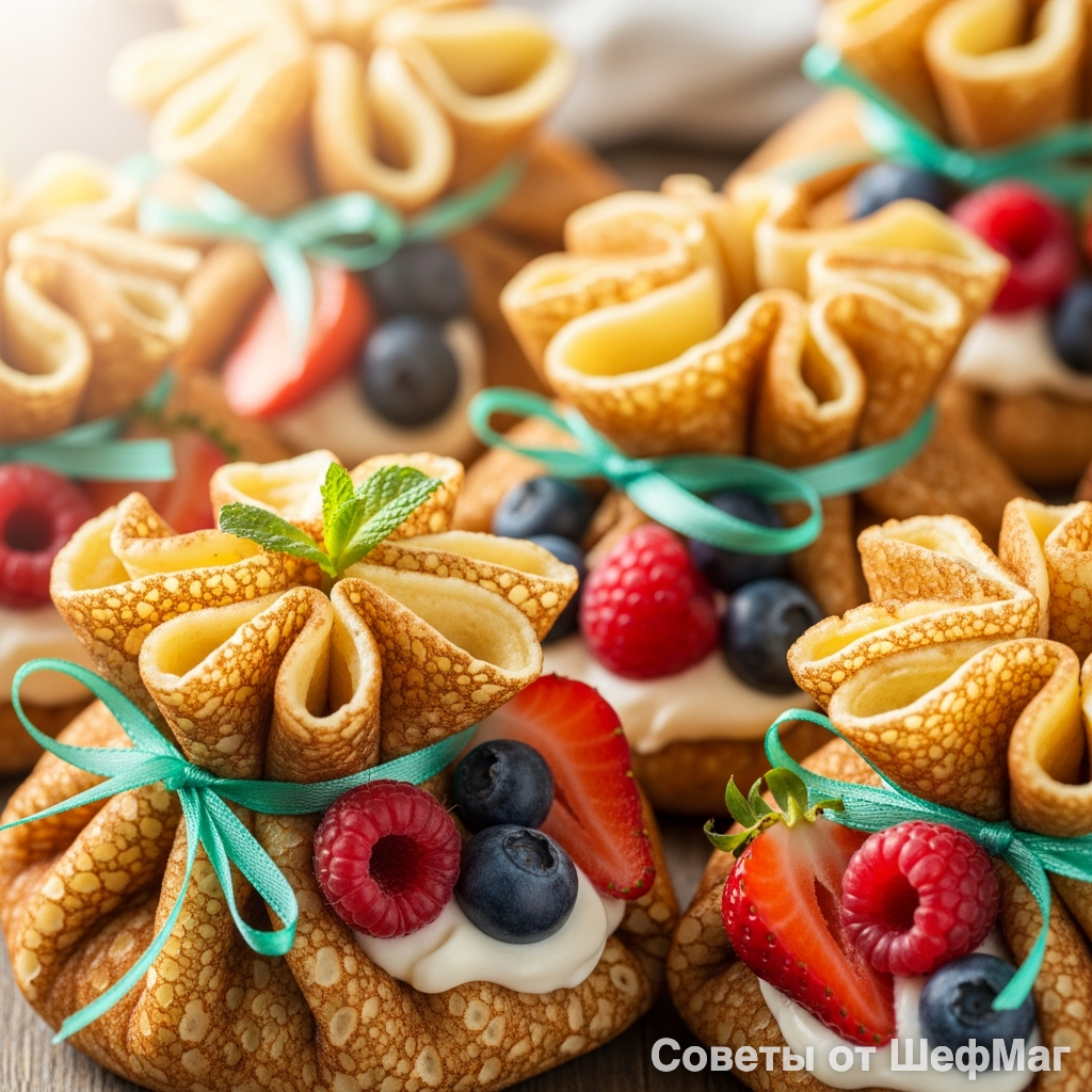 Милые дамы, посмотрите на это изящество - такой завтрак вдохновляет на весь день.