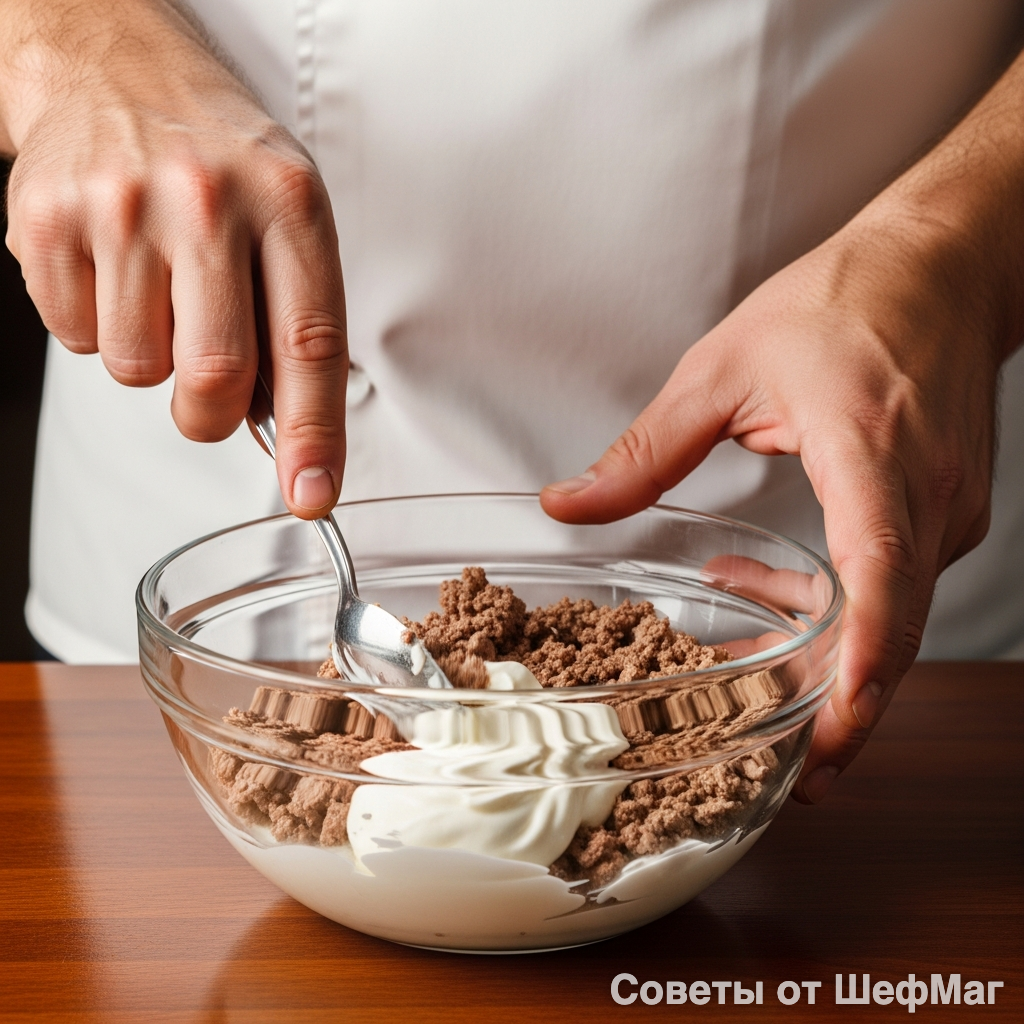 Крупный помол сохраняет текстуру настоящего мяса.