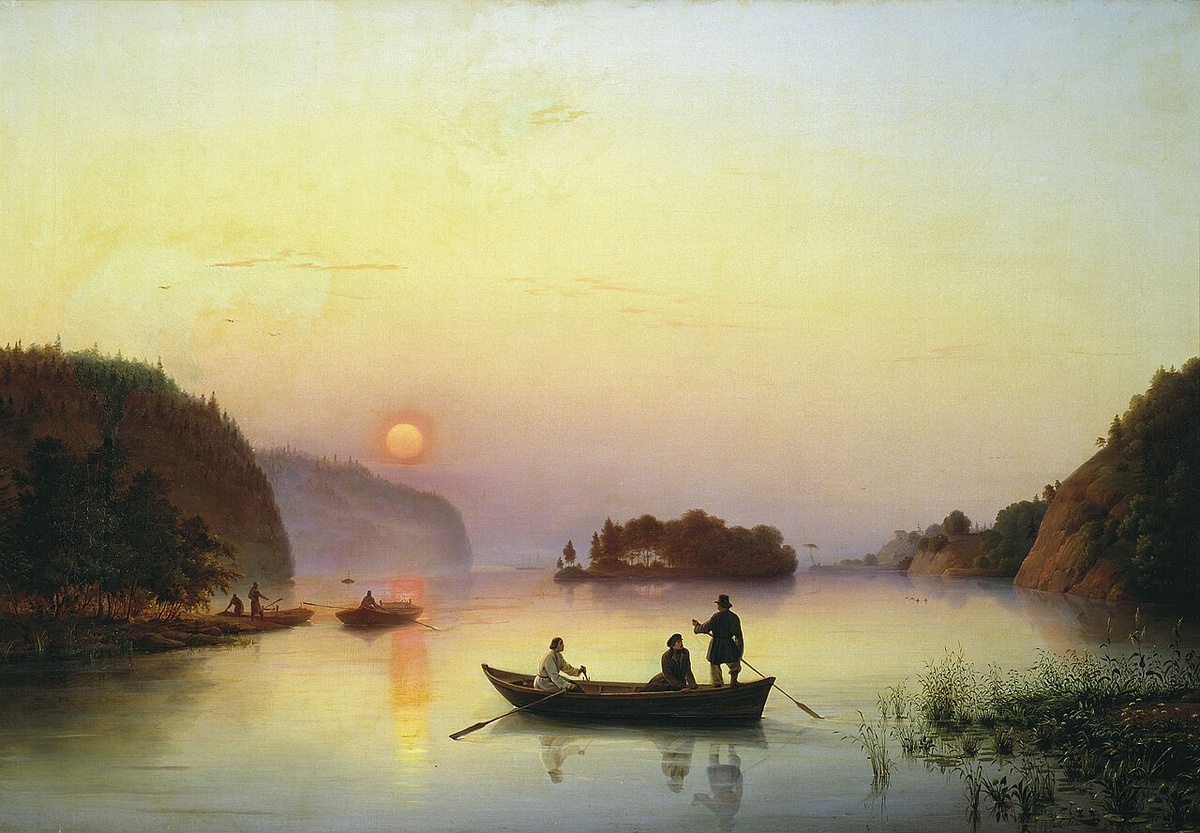 Переправа Н.В.Гоголя через Днепр, 1845