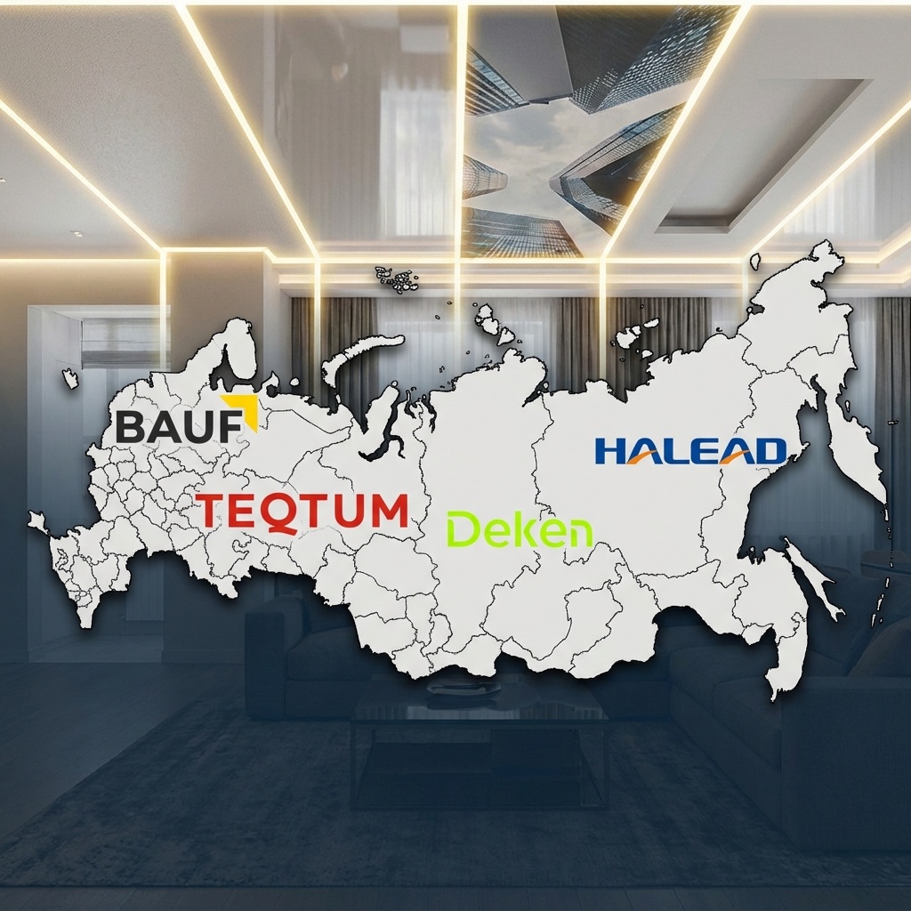 Натяжной потолок разных брендов