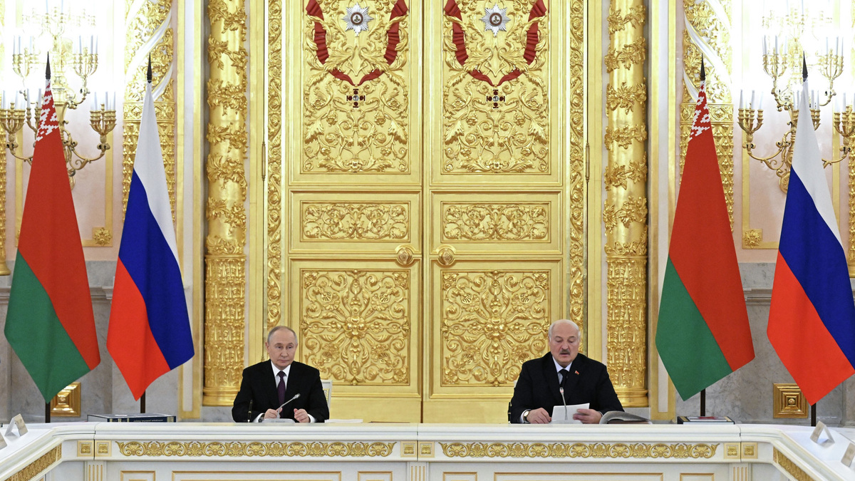    Путин и Лукашенко 2026 РИА