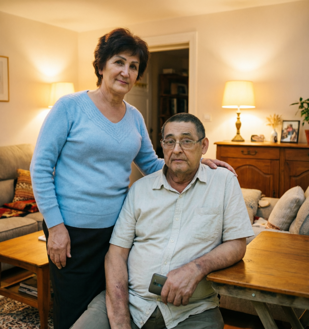 Николай Панюшкин и Тамара  Иванчукова. ФОТО: нейросеть.