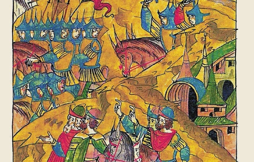 «Сражение под Белёвом». 1437 год. "...и этого ли вы не хотите? Оглянитесь назад...".