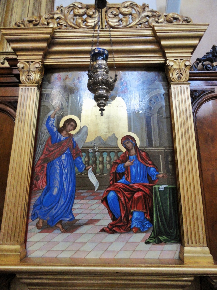 Икона Благовещения. Фото автора