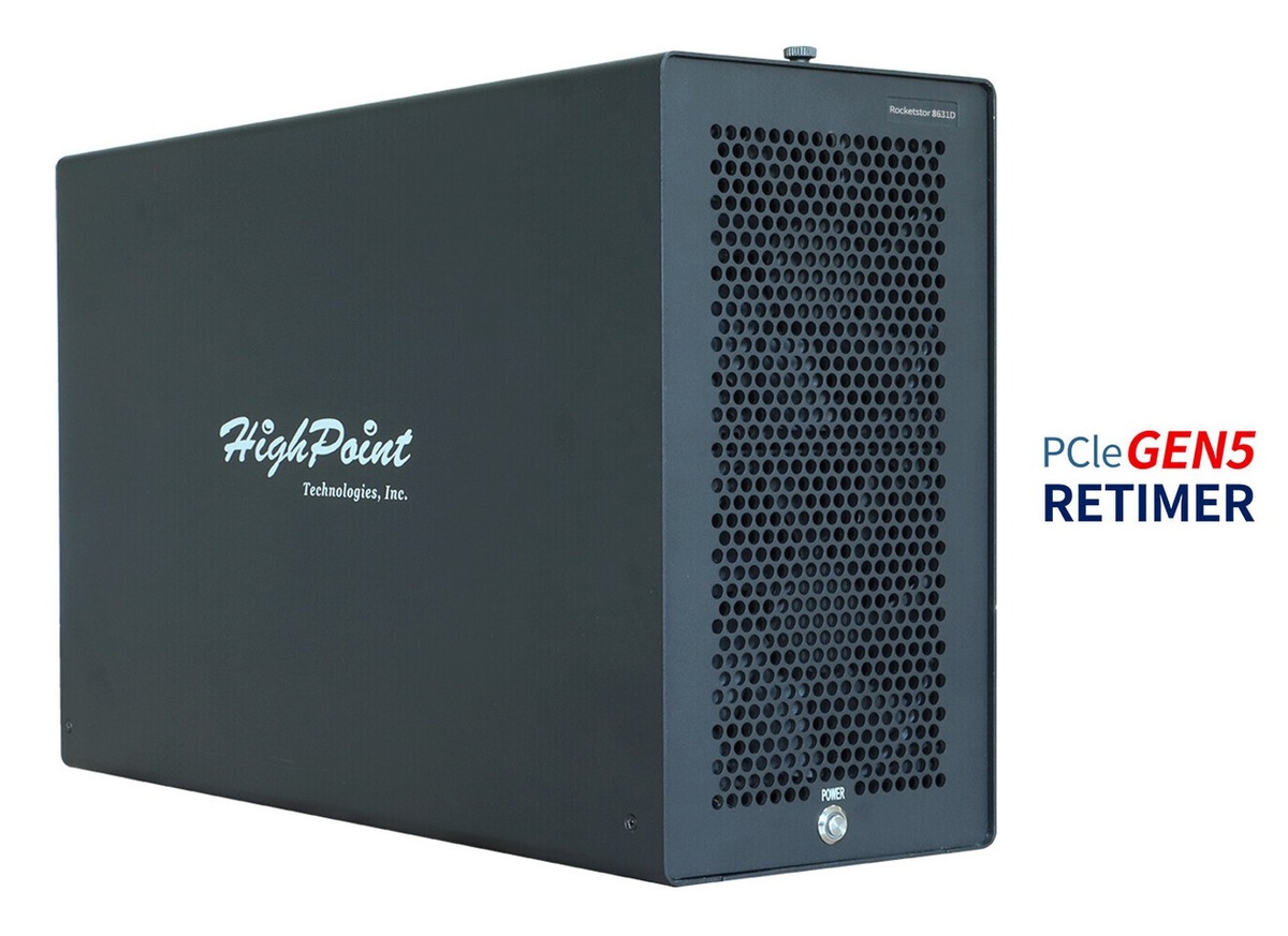    HighPoint показала внешний PCIe 5.0 Fabric на CopprLink: 64 ГБ/с