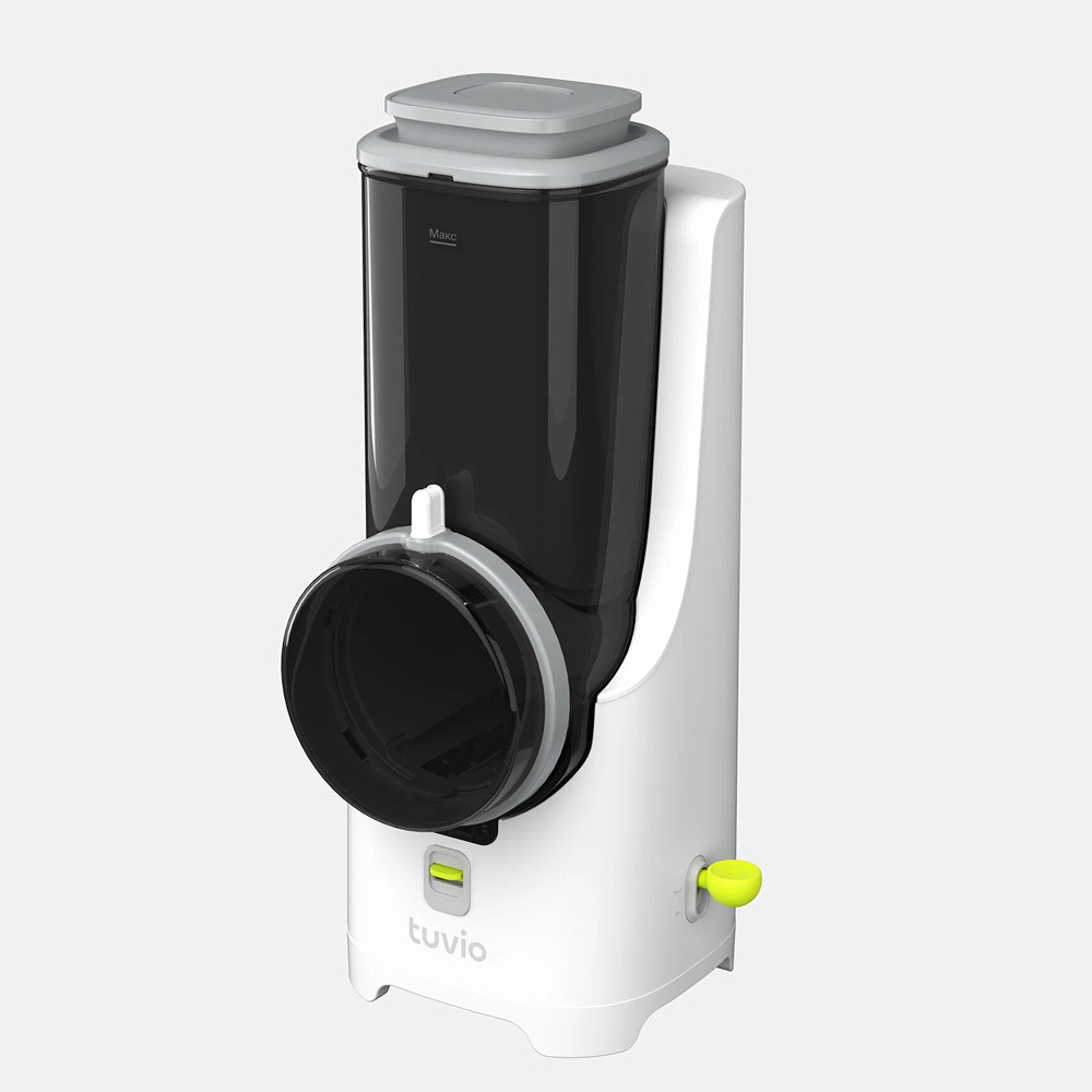 Овощерезка с насадкой для кубиков, соломки, тёркой, шинковкой Tuvio TFP01, белая