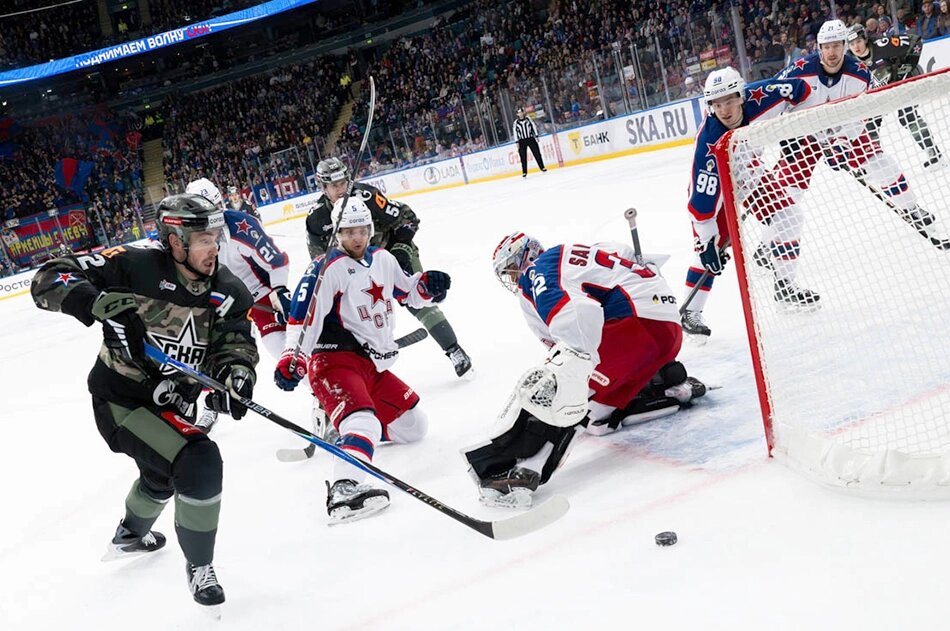    СКА без Ларионова всухую обыграло ЦСКА. Фото: ХК СКА
