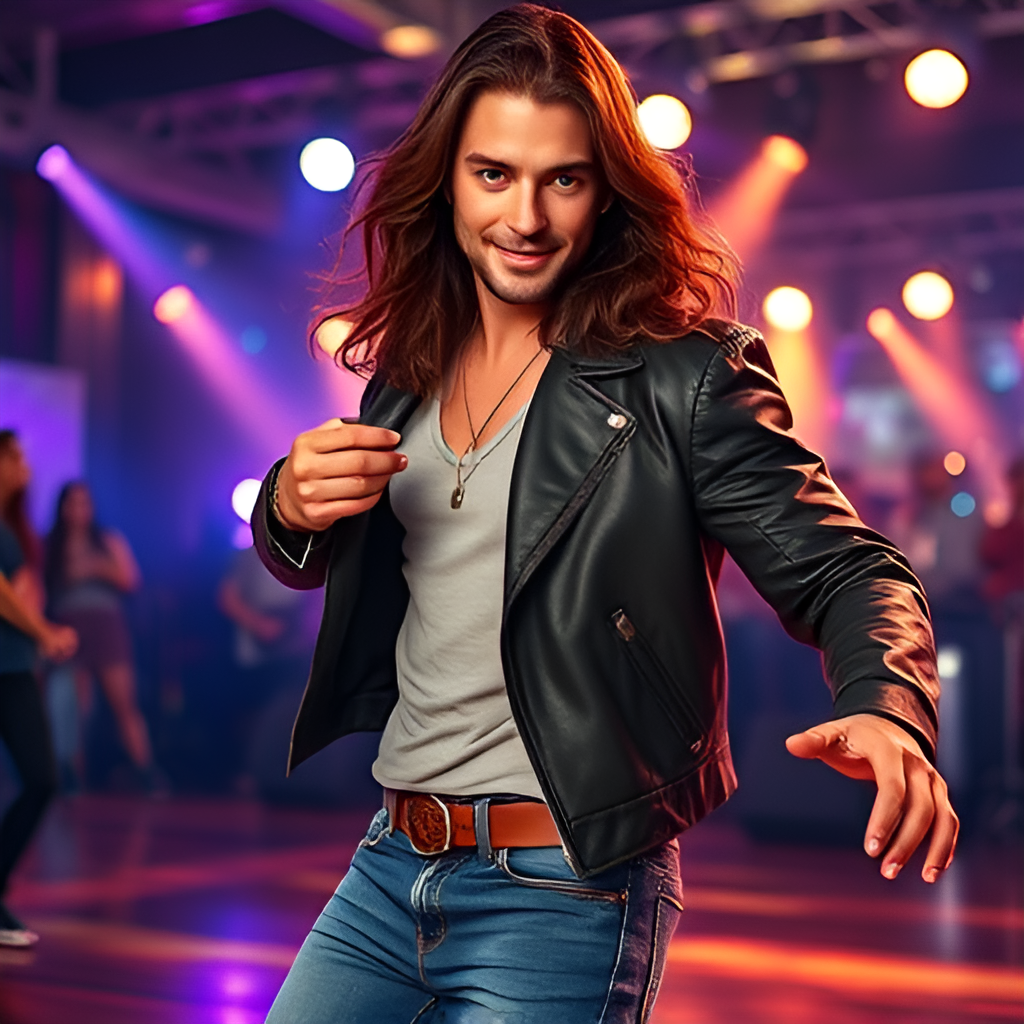 Иртус - Альтаирец. Я решила его изобразить именно в танце. В галерее иллюстрации созданы нейросетью для онлайн генерации картинок dezgo.com.