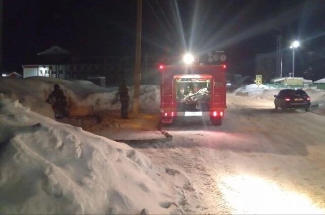    Пожарные машины не смогли проехать к месту пожара. Фото: Прокуратура Чувашии