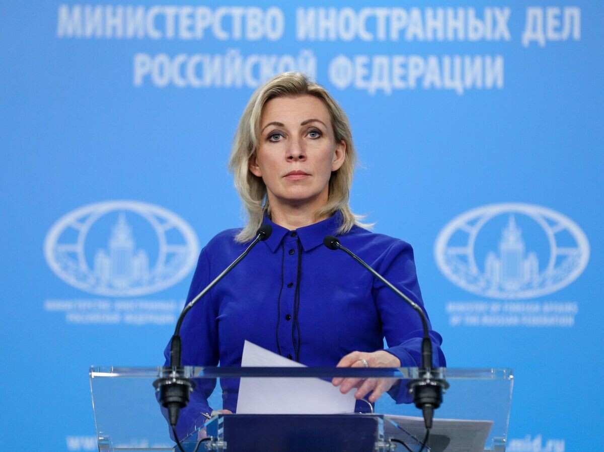    Официальный представитель Министерства иностранных дел России Мария Захарова во время брифинга | © РИА Новости / МИД РФ