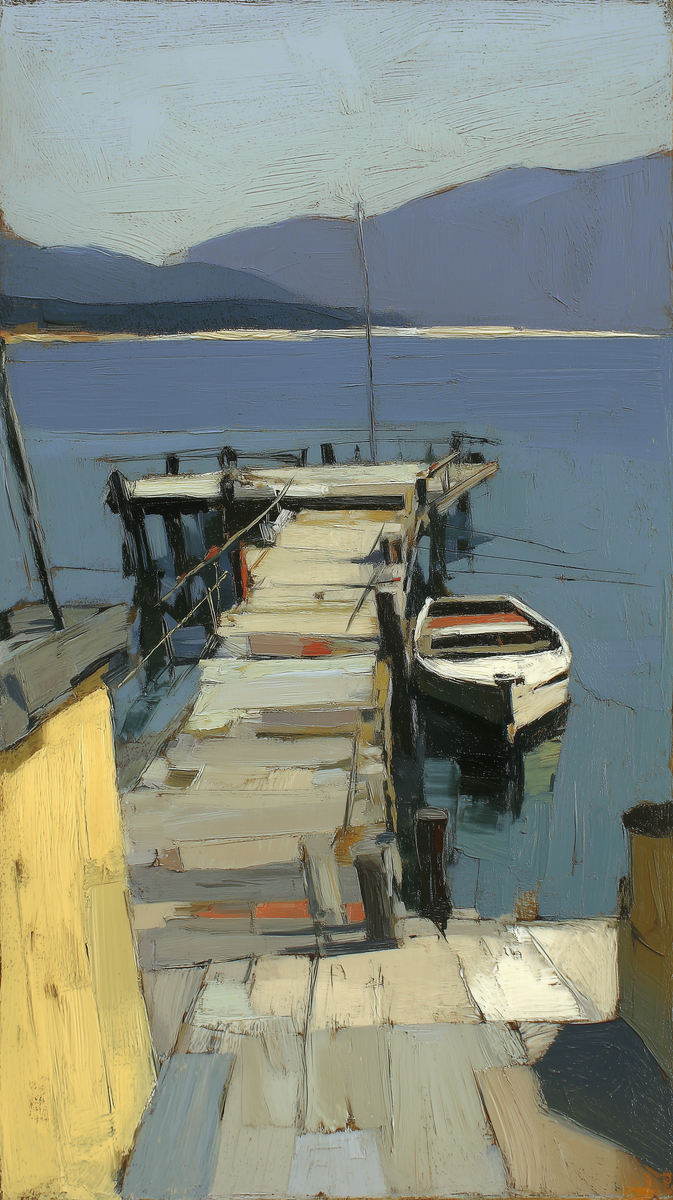 Деревянный причал