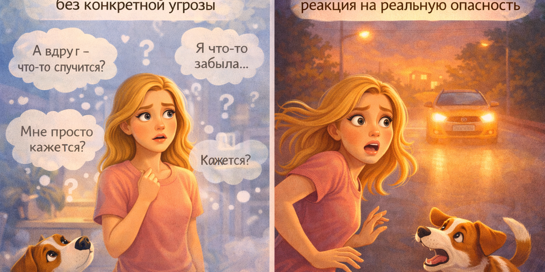 «Это тревога или предчувствие?» Как отличить настоящую опасность от тревожности