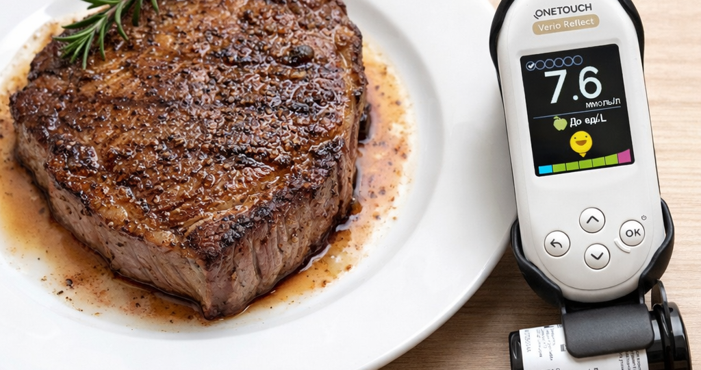 Повышается ли у диабетиков сахар от белков и жиров ?