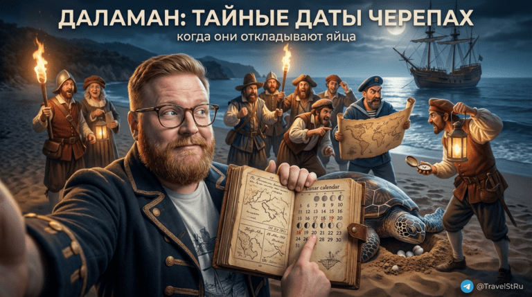 Наблюдение за черепахой в Даламане: когда черепахи откладывают яйца