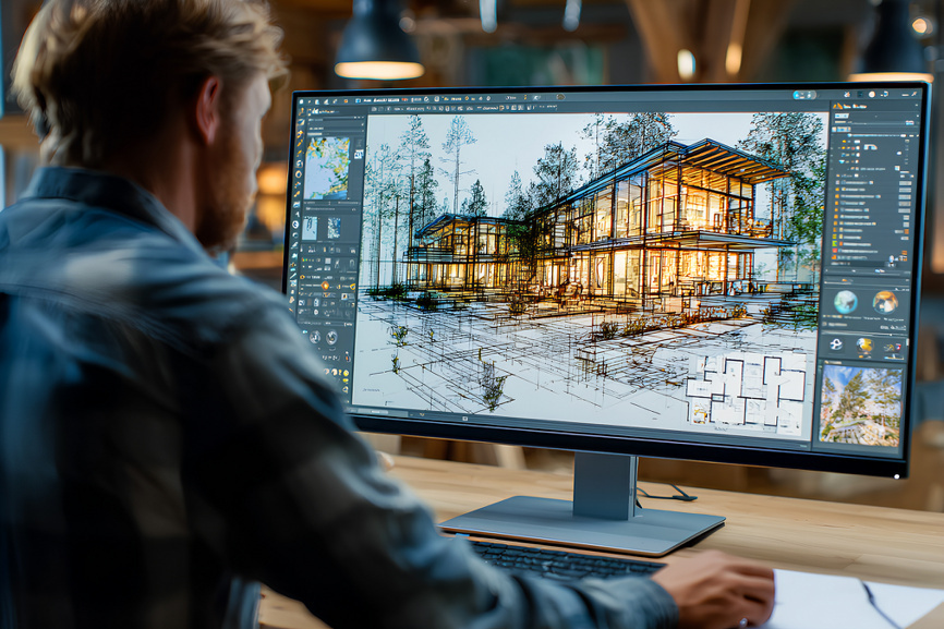 Новые технологии: проектирование здания