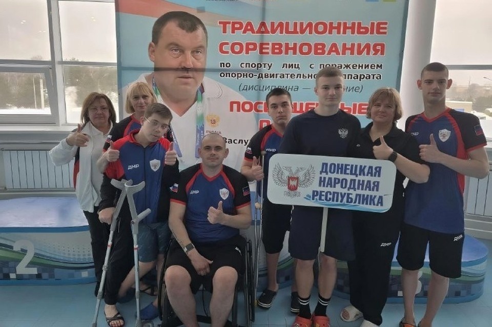    В первый же день соревнований пловцы из ДНР завоевали 9 медалей. Фото: ТГ/Ширшов
