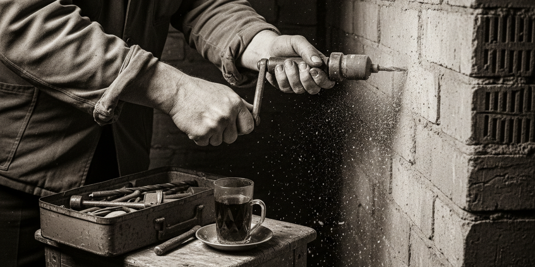 Ручная дрель: как сверлили стены до появления электрических инструментов