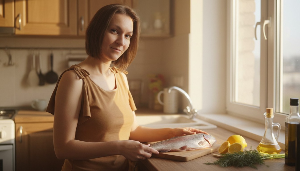 Суббота и воскресенье — рыбные дни. Запечённая рыба с лимоном и травами пахнет так, что пост кажется праздником