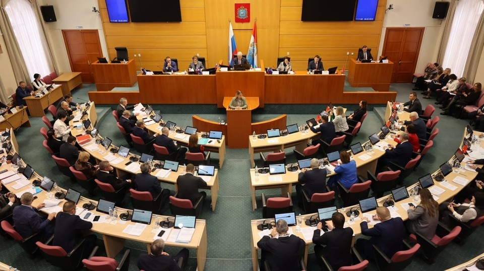    26 февраля состоялось заседание Самарской губернской думы. Фото: https://t.me/sgd_63