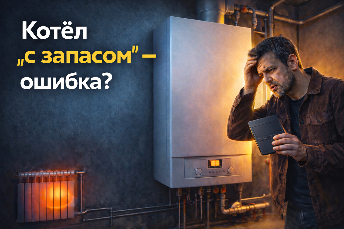Мощность котла: почему «с запасом» — путь к скандалам с женой? Честный разбор на реальных ошибках