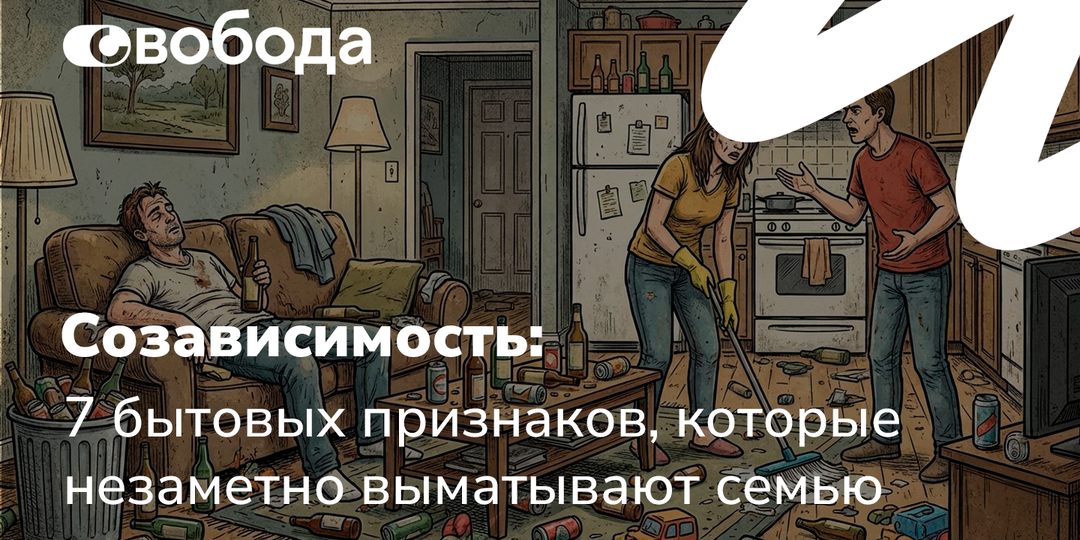 Созависимость: 7 бытовых признаков, которые незаметно выматывают семью